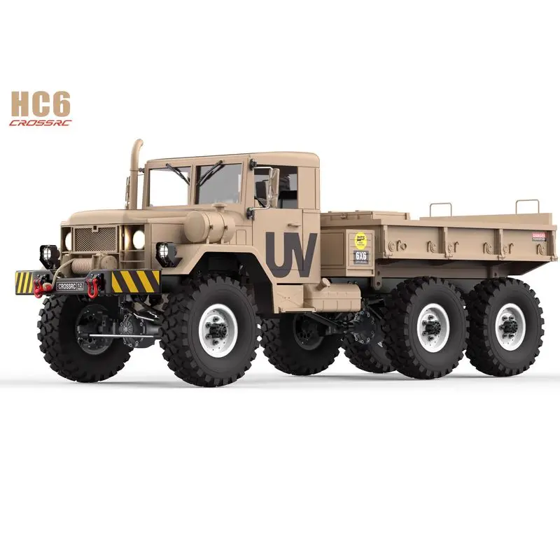 Радиоуправляемый военный грузовик Hc6 6X6, американская модель M35 с жестким корпусом, электрический внедорожный краулер на пульте управления, двухскоростная крутая игрушка
Радиоуправляемый военный грузовик Hc6 6X6, американская модель M35 с жестким корпусом, электрический внедорожный краулер на пульте управления, двухскоростная крутая игрушка