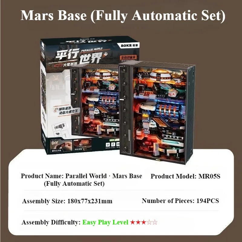 2026 New Robotime Parallel World Fully Automatic Set Mars Base Assembly Figure Desktop Ornament Model Toy Collection Gift
2026 New Robotime Parallel World Fully Automatic Set Mars Base Assembly Figure Desktop Ornament Model Toy Collection Gift
