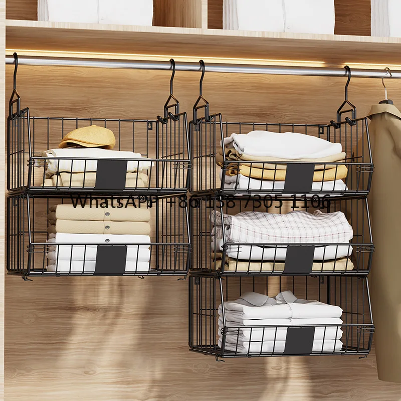 Foldable wardrobe storage basket Multi-purpose storage hanging basket Desktop hanging storage basket
Foldable wardrobe storage basket Multi-purpose storage hanging basket Desktop hanging storage basket