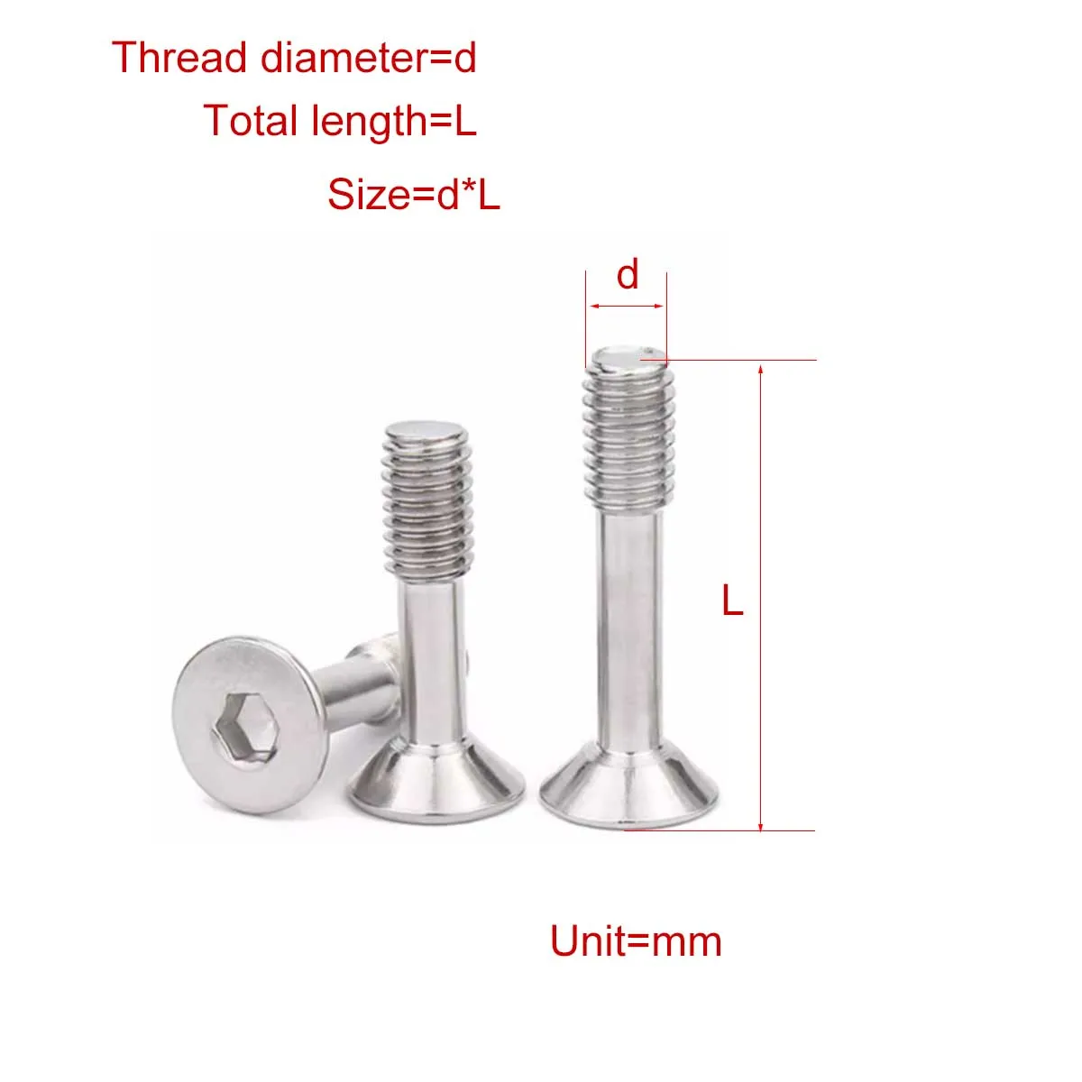 304 Stainless Steel 7991 Countersunk Hexagon Socket Loosening Screw M2.5M3M4M5M6M8
304 Stainless Steel 7991 Countersunk Hexagon Socket Loosening Screw M2.5M3M4M5M6M8