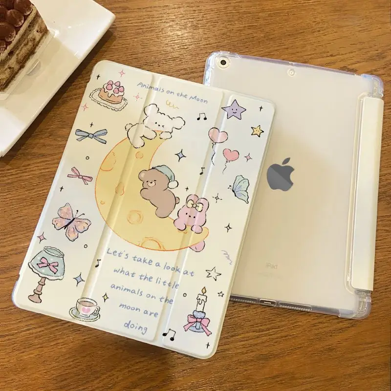 Smart Case with Pen Holder for Ipad Pro 11 Inch Case 2024 10.2 7th 8th 9th Gen IPad Pro 11 2022 Air 2/3 10.5 Cute Cartoon Bear
Smart Case with Pen Holder for Ipad Pro 11 Inch Case 2024 10.2 7th 8th 9th Gen IPad Pro 11 2022 Air 2/3 10.5 Cute Cartoon Bear