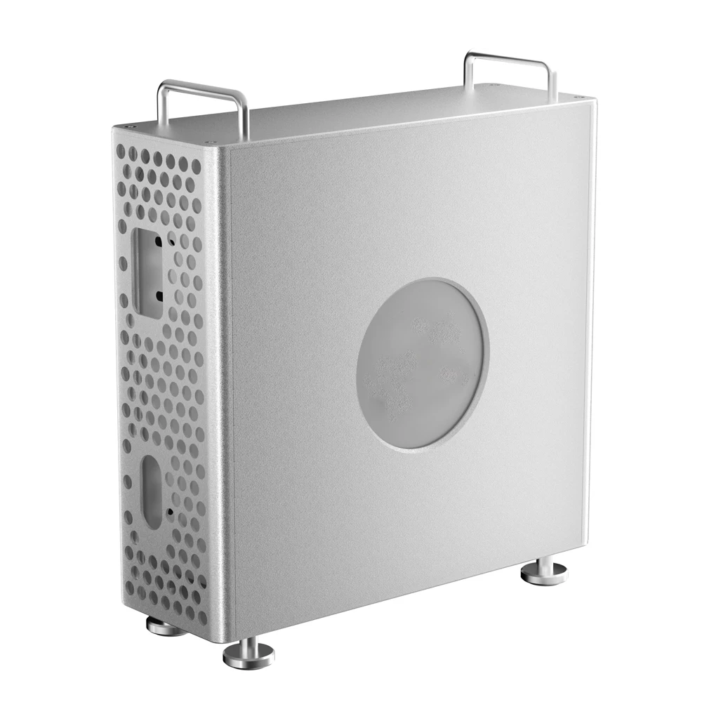 For Mac Mini M4/M4 Pro 2024 Aluminum Alloy Vertical Stand with Heat Dissipation Dustproof Shockproof Protective Case
For Mac Mini M4/M4 Pro 2024 Aluminum Alloy Vertical Stand with Heat Dissipation Dustproof Shockproof Protective Case
