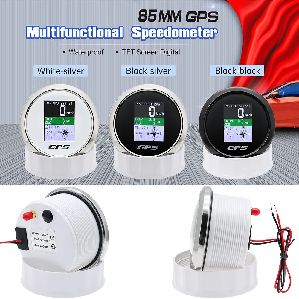 85 мм GPS-спидометр, одометр, вольтметр, TFT-экран, датчики скорости с GPS-антенной для двигателя, яхты, лодки, автомобиля, подвесного двигателя
85 мм GPS-спидометр, одометр, вольтметр, TFT-экран, датчики скорости с GPS-антенной для двигателя, яхты, лодки, автомобиля, подвесного двигателя