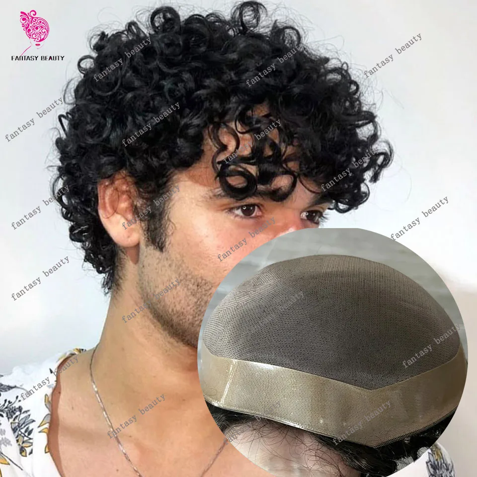 15mm 12mm Afro Black #1B Man Curly 100% Human Hair Brown Prosthesis Durable Fine Mono NPU Men's Toupee Capillary Prosthes System
15mm 12mm Afro Black #1B Man Curly 100% Human Hair Brown Prosthesis Durable Fine Mono NPU Men's Toupee Capillary Prosthes System