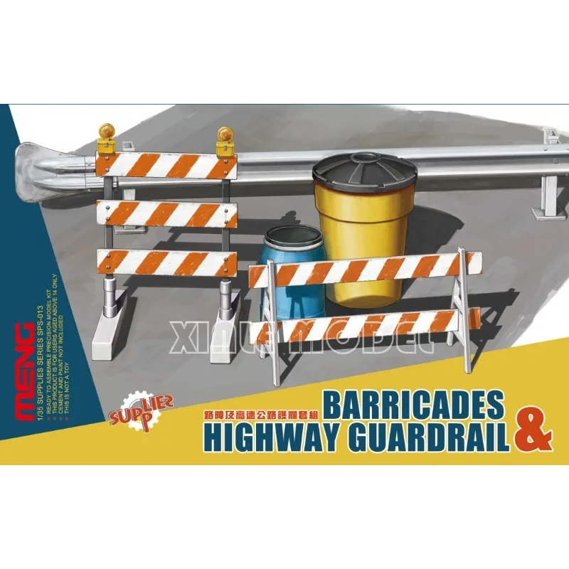 MENG Model Accessories SPS-013 Barricades & Highway Guardrail 1/35
MENG Model Accessories SPS-013 Barricades & Highway Guardrail 1/35