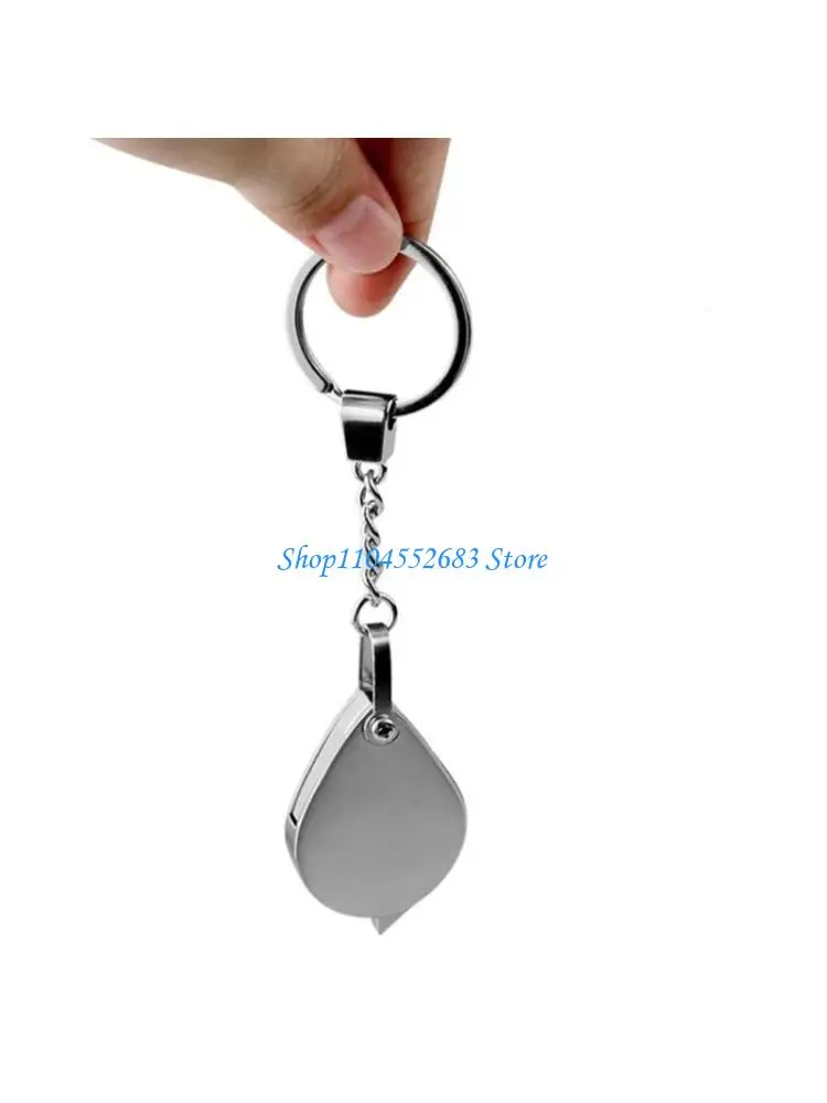 Y6GD 20X/30X Magnification Keychains Magnifier, Metal Pocket Magnifier for Map Reading and Jewelry Examination Magnification
Y6GD 20X/30X Magnification Keychains Magnifier, Metal Pocket Magnifier for Map Reading and Jewelry Examination Magnification