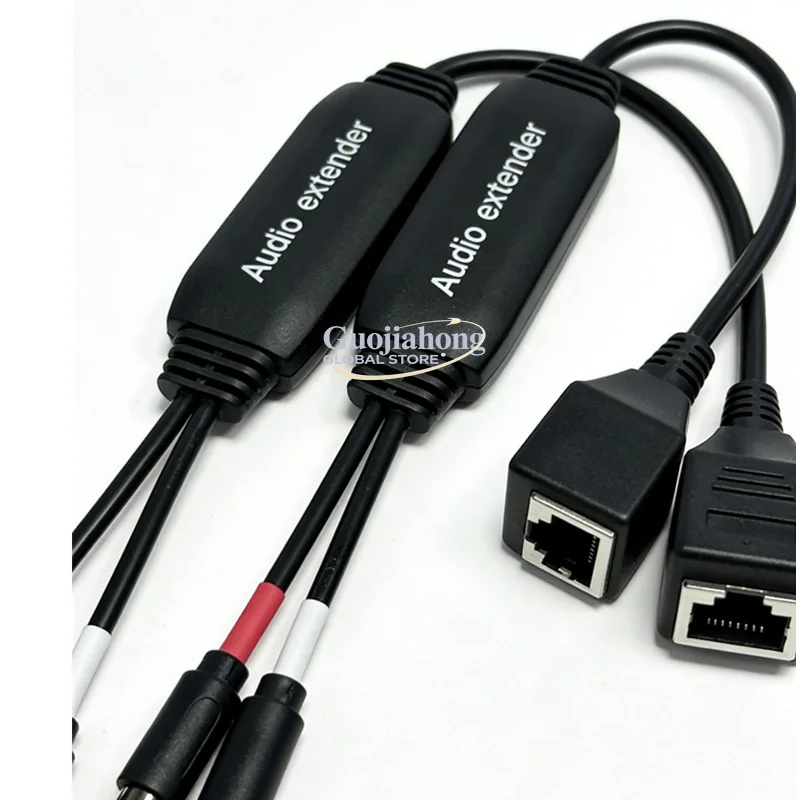 100M RCA Extender Red and White Audio to Network Cable Rj45 100m Player Extended Signal Transmission
100M RCA Extender Red and White Audio to Network Cable Rj45 100m Player Extended Signal Transmission