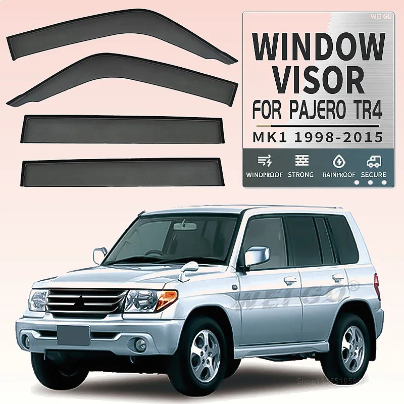 For Mitsubishi Pajero TR4 Window Visor Rain Sun Shade Windshield Side Deflector Auto Accessories Car Styling
For Mitsubishi Pajero TR4 Window Visor Rain Sun Shade Windshield Side Deflector Auto Accessories Car Styling