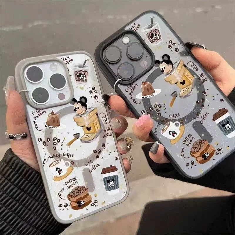 Cute Cartoon Mickey Coffee Machine Cake coffee beans Case For iphon 11 12 13 14 15 16 17 Pro Max Plus Couple Set Anti-fall Cover
Cute Cartoon Mickey Coffee Machine Cake coffee beans Case For iphon 11 12 13 14 15 16 17 Pro Max Plus Couple Set Anti-fall Cover