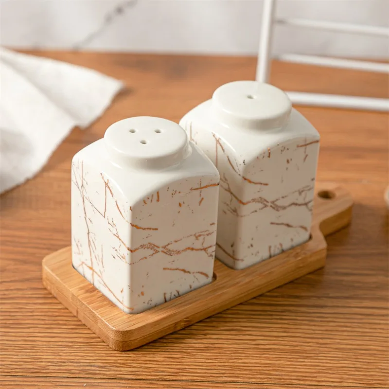 Nordic Ceramic Spice Jar Creative Marble Pattern Seasoning Box Set Household Pepper Sealed Seasoning Bottle Home Kitchen Supplie 
Nordic Ceramic Spice Jar Creative Marble Pattern Seasoning Box Set Household Pepper Sealed Seasoning Bottle Home Kitchen Supplie