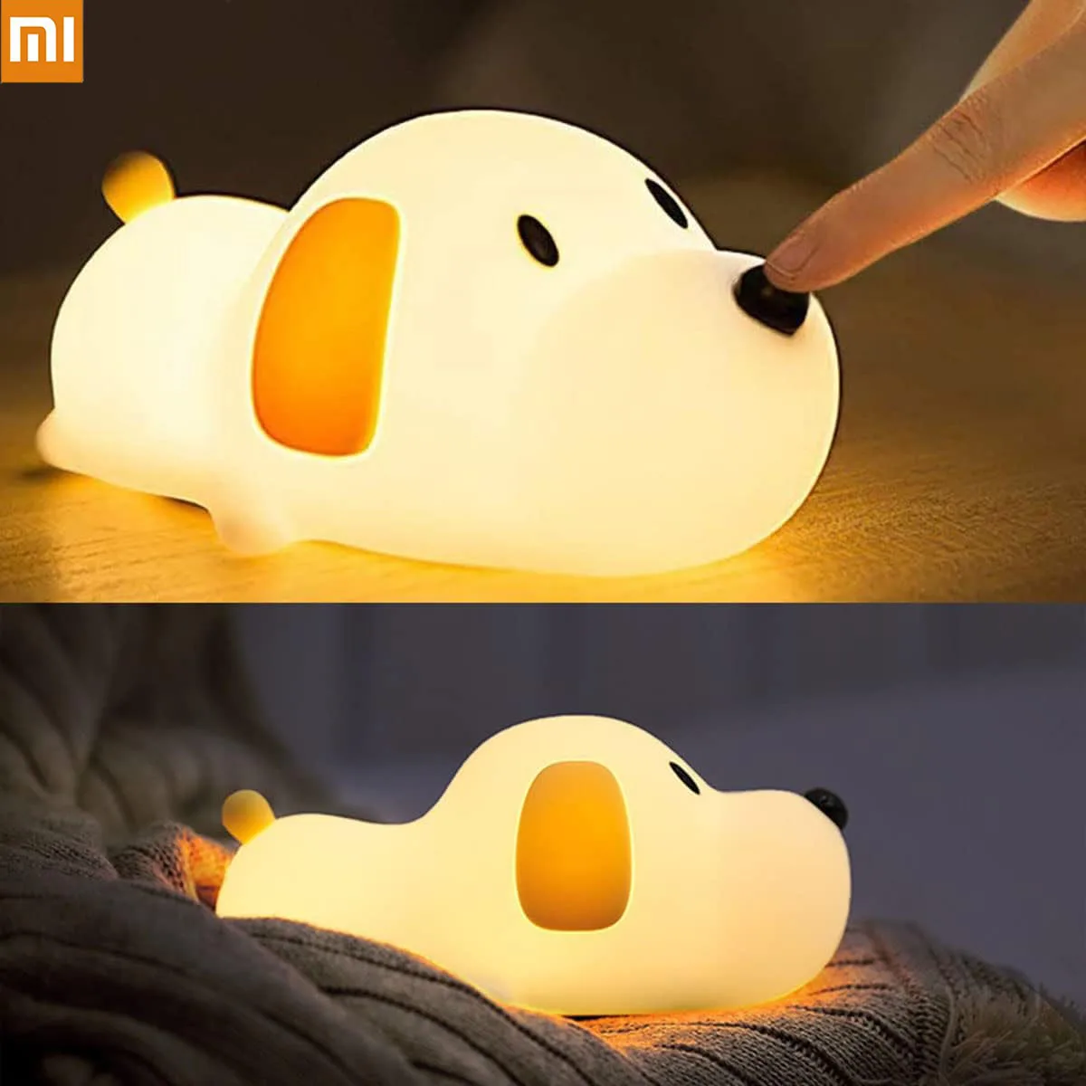 Children Night Light Cute Puppy Silicone Touch Dimmable LED Table Lamp 2 Colors USB Rechargeable For Room Decor Christmas Gift
Children Night Light Cute Puppy Silicone Touch Dimmable LED Table Lamp 2 Colors USB Rechargeable For Room Decor Christmas Gift