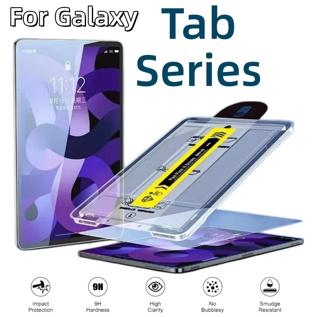 Tempered Glass Screen Protector For Galaxy Tab S7 S8 S9 S10 S11 Fe Lite Plus + Easy Install Auto-Dust Removal Kit
Tempered Glass Screen Protector For Galaxy Tab S7 S8 S9 S10 S11 Fe Lite Plus + Easy Install Auto-Dust Removal Kit