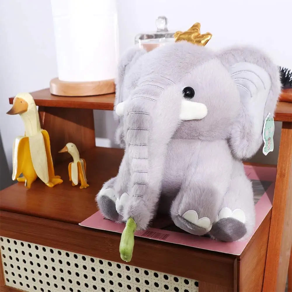 Cute Crown Elephant Plush Doll Cartoon Creative Cartoon Elephant Plushie Stuffed Kawaii Animal Stuffed Toys Boys and Girls
Cute Crown Elephant Plush Doll Cartoon Creative Cartoon Elephant Plushie Stuffed Kawaii Animal Stuffed Toys Boys and Girls