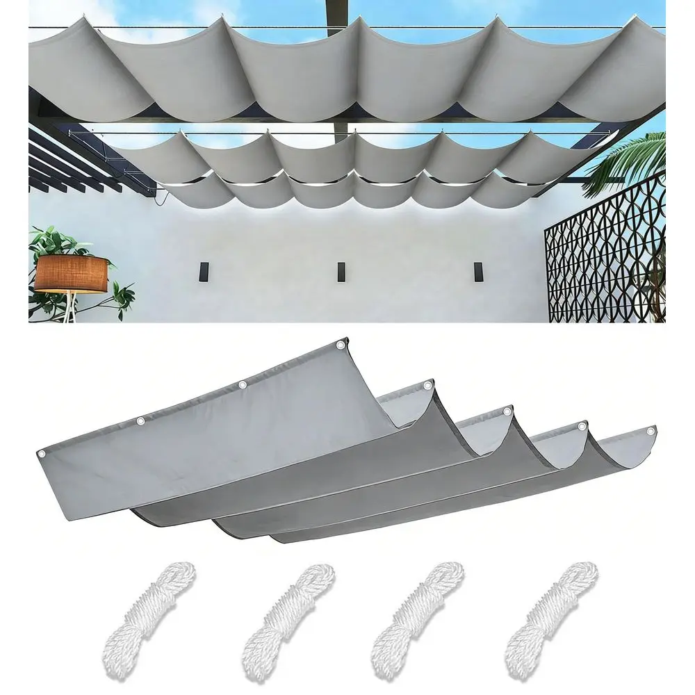Wave Sun Shade Sail 18 x 18 Waterproof Pergola Shade Cloth Cover Polyester Sunscreen Awning Canopy Wind Protection for Outdoor
Wave Sun Shade Sail 18 x 18 Waterproof Pergola Shade Cloth Cover Polyester Sunscreen Awning Canopy Wind Protection for Outdoor