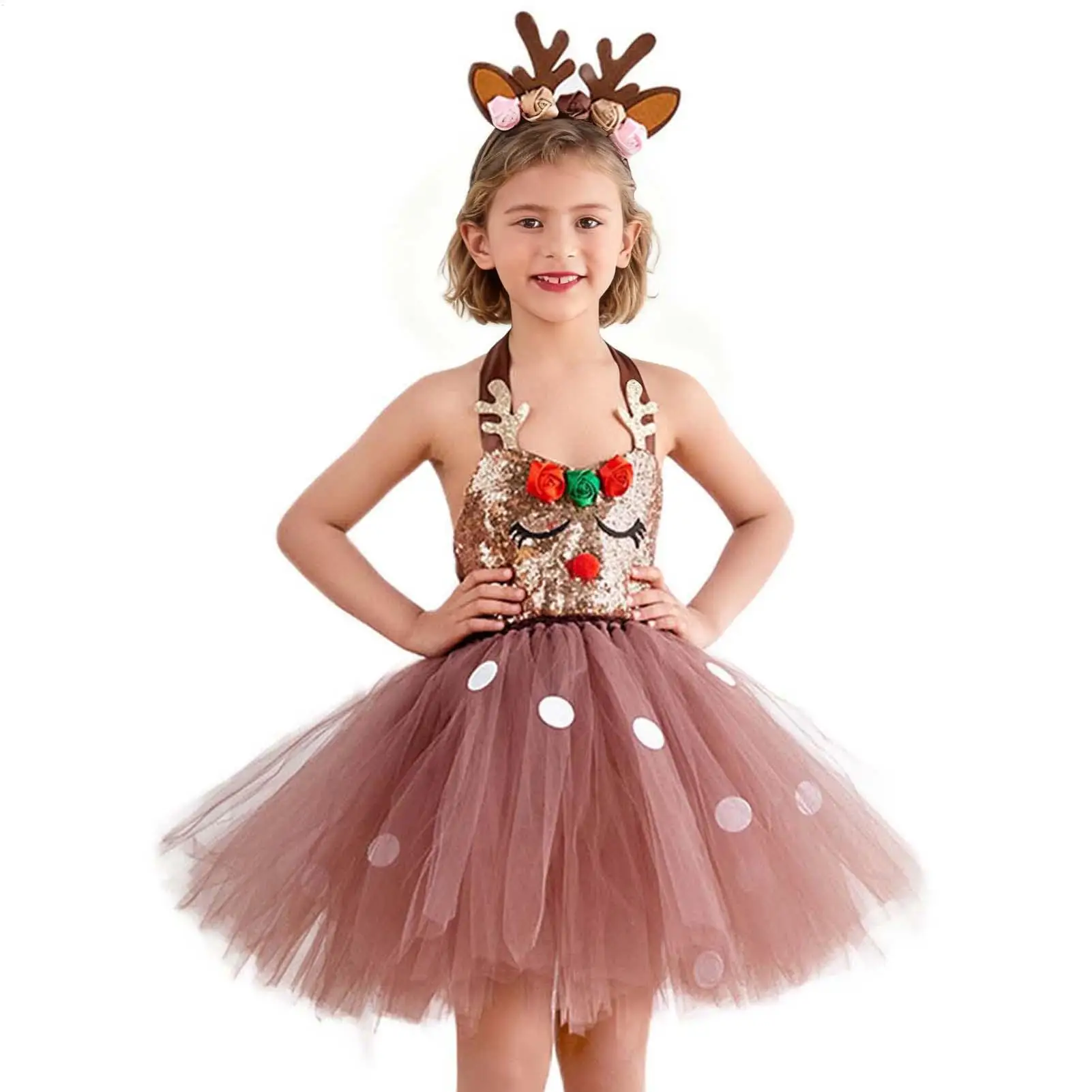 Костюм оленя, детская рождественская юбка с повязкой на голову с рогами, юбка-пачка для косплея с оленями, комплект для ролевых игр, празднования, танца
Костюм оленя, детская рождественская юбка с повязкой на голову с рогами, юбка-пачка для косплея с оленями, комплект для ролевых игр, празднования, танца