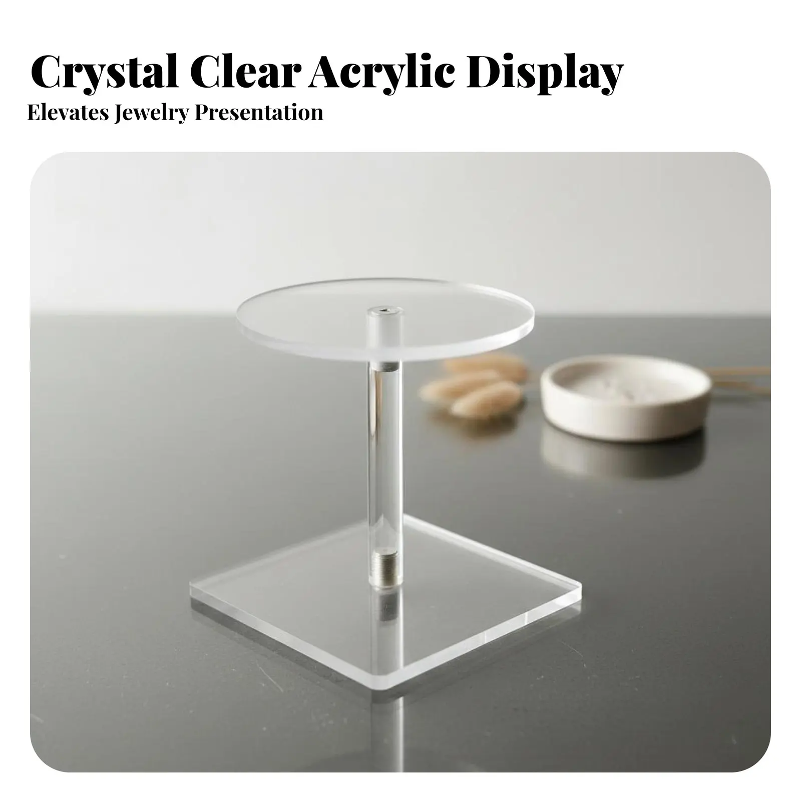Acrylic Display Stand Transparent Figurine Display Stand Acrylic Perfume Organizer Easy to Assemble Versatile for Collectors
Acrylic Display Stand Transparent Figurine Display Stand Acrylic Perfume Organizer Easy to Assemble Versatile for Collectors