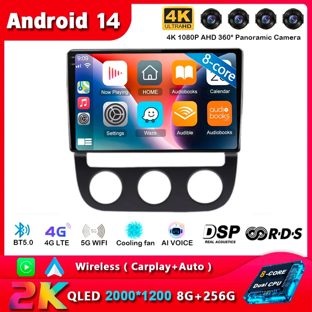 Автомагнитола Carplay на Android 14 для Volkswagen Jetta 5, 2005, 2006, 2007, 2008, 2009, 2010, автомобильный радиоприемник с GPS, мультимедийный плеер, стерео головное устройство 4G
Автомагнитола Carplay на Android 14 для Volkswagen Jetta 5, 2005, 2006, 2007, 2008, 2009, 2010, автомобильный радиоприемник с GPS, мультимедийный плеер, стерео головное устройство 4G