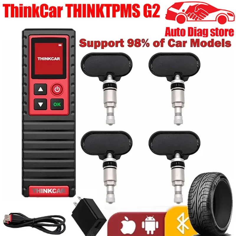 ThinkCar THINKTPMS G2 & S2 2 in1 Car Tire Pressure Diagnosis Tool 315MHz 433MHz Autimotive TPMS Sensor Programming Learning
ThinkCar THINKTPMS G2 & S2 2 in1 Car Tire Pressure Diagnosis Tool 315MHz 433MHz Autimotive TPMS Sensor Programming Learning