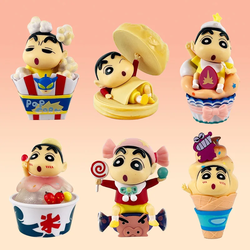 MINISO Anime Character Shin-chan Snack Time Series Blind Box Doll Garage Kit Cake Decoration Mini Cute Give To Girl Gift Toy
MINISO Anime Character Shin-chan Snack Time Series Blind Box Doll Garage Kit Cake Decoration Mini Cute Give To Girl Gift Toy