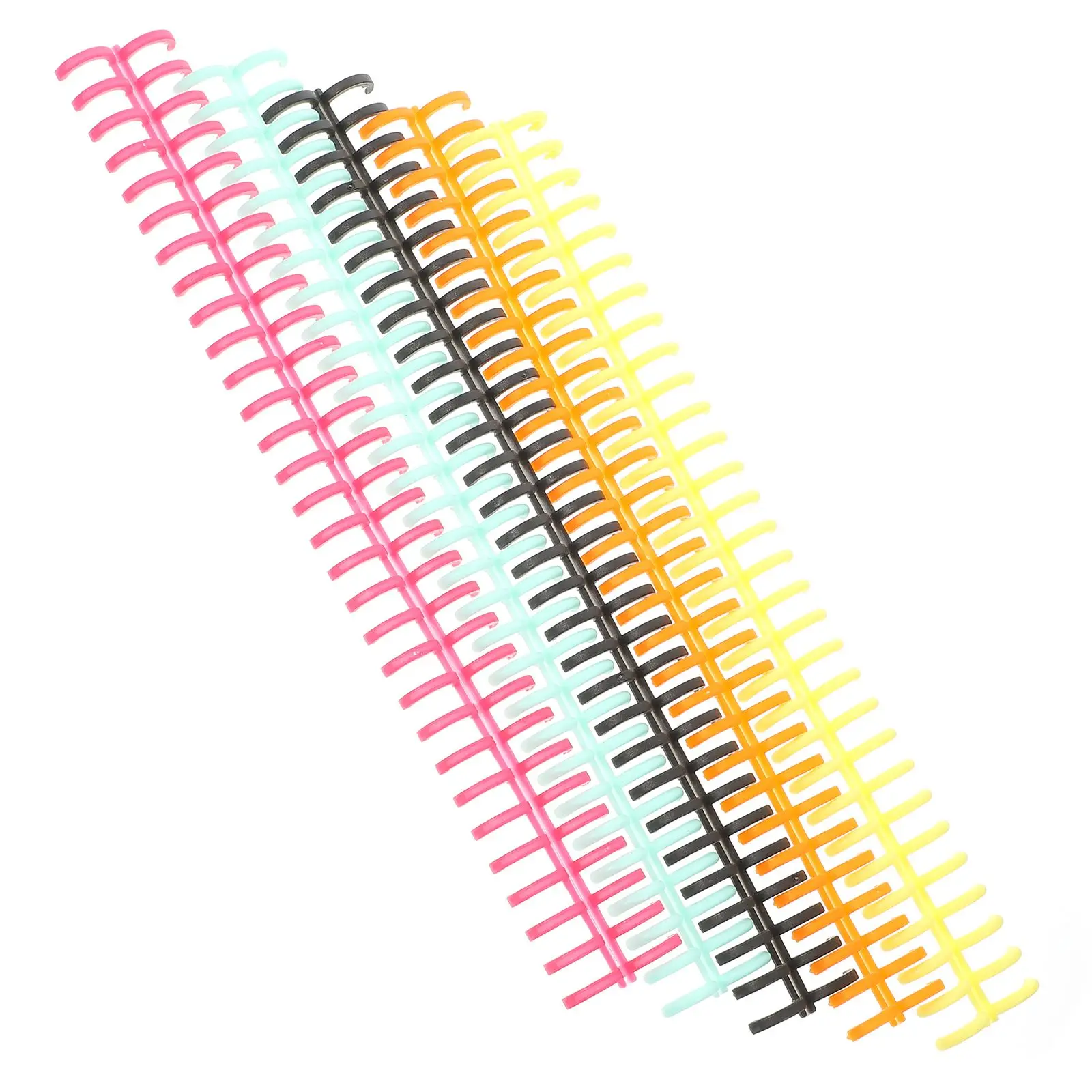 11 Pcs Loose Leaf Coils Plastic Binding Spines Spiral Notebook Reusable Comb Wire Office Stationery Customizable
11 Pcs Loose Leaf Coils Plastic Binding Spines Spiral Notebook Reusable Comb Wire Office Stationery Customizable