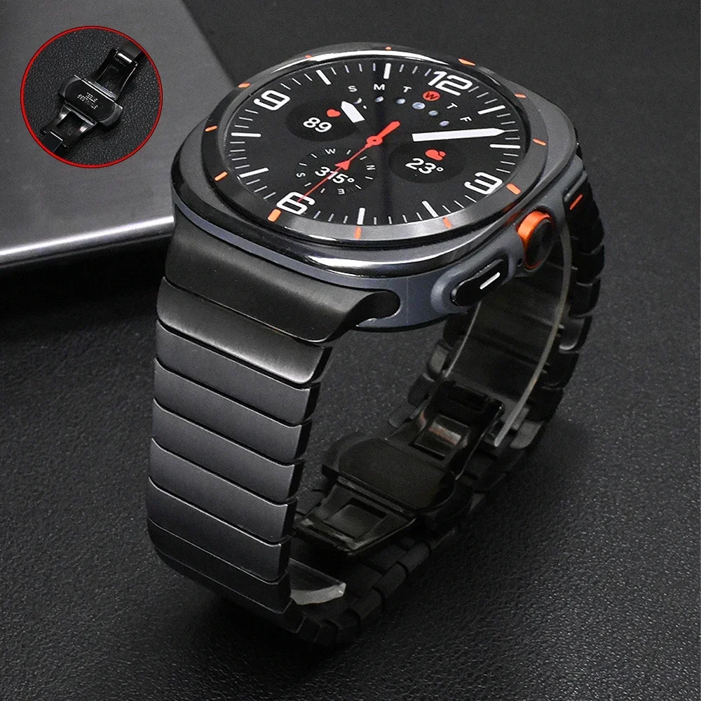 Luxury No Gaps Stainless Steel Strap for Samsung Galaxy Watch Ultra 47mm Metal Bands for Galaxy Watch 7 Ultra Bracelet Watchband
Luxury No Gaps Stainless Steel Strap for Samsung Galaxy Watch Ultra 47mm Metal Bands for Galaxy Watch 7 Ultra Bracelet Watchband