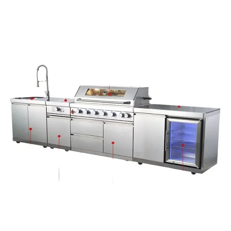 Customized stainless steel integral combination hand washing plate two-door refrigerator courtyard oven kitchen cabinet
Customized stainless steel integral combination hand washing plate two-door refrigerator courtyard oven kitchen cabinet