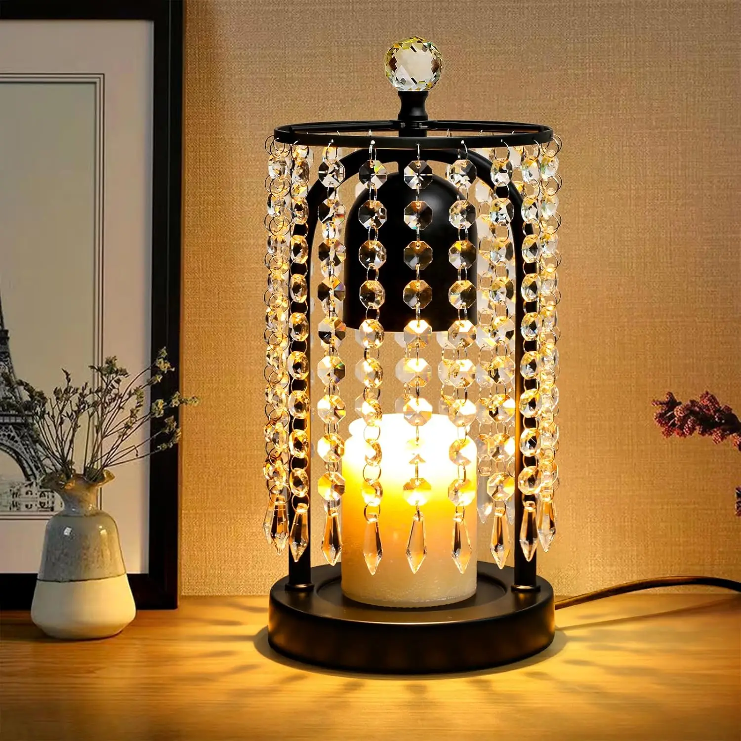 Home Decoration Black Warm Candle LampMelting Wax Lamp Candle Adjustable Candle Lamp Bedroom Atmosphere Desk Lamp
Home Decoration Black Warm Candle LampMelting Wax Lamp Candle Adjustable Candle Lamp Bedroom Atmosphere Desk Lamp