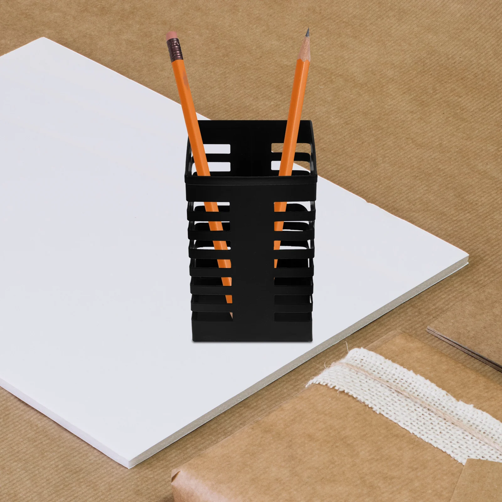 Multifunctional Metal Square Pen Cup Mesh Pencil Makeup Brush Organizer Rack Desktop Storage Container Cutlery Holder Office
Multifunctional Metal Square Pen Cup Mesh Pencil Makeup Brush Organizer Rack Desktop Storage Container Cutlery Holder Office