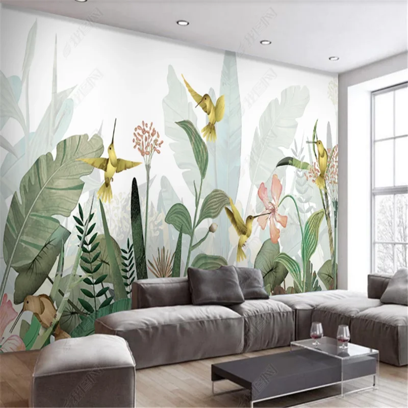 Modern Mural Wallpapers For Living Room Fresh Plant Flower Bird Forest TV Background Wall Paper Home Decor Bedroom Wallpaper
Modern Mural Wallpapers For Living Room Fresh Plant Flower Bird Forest TV Background Wall Paper Home Decor Bedroom Wallpaper