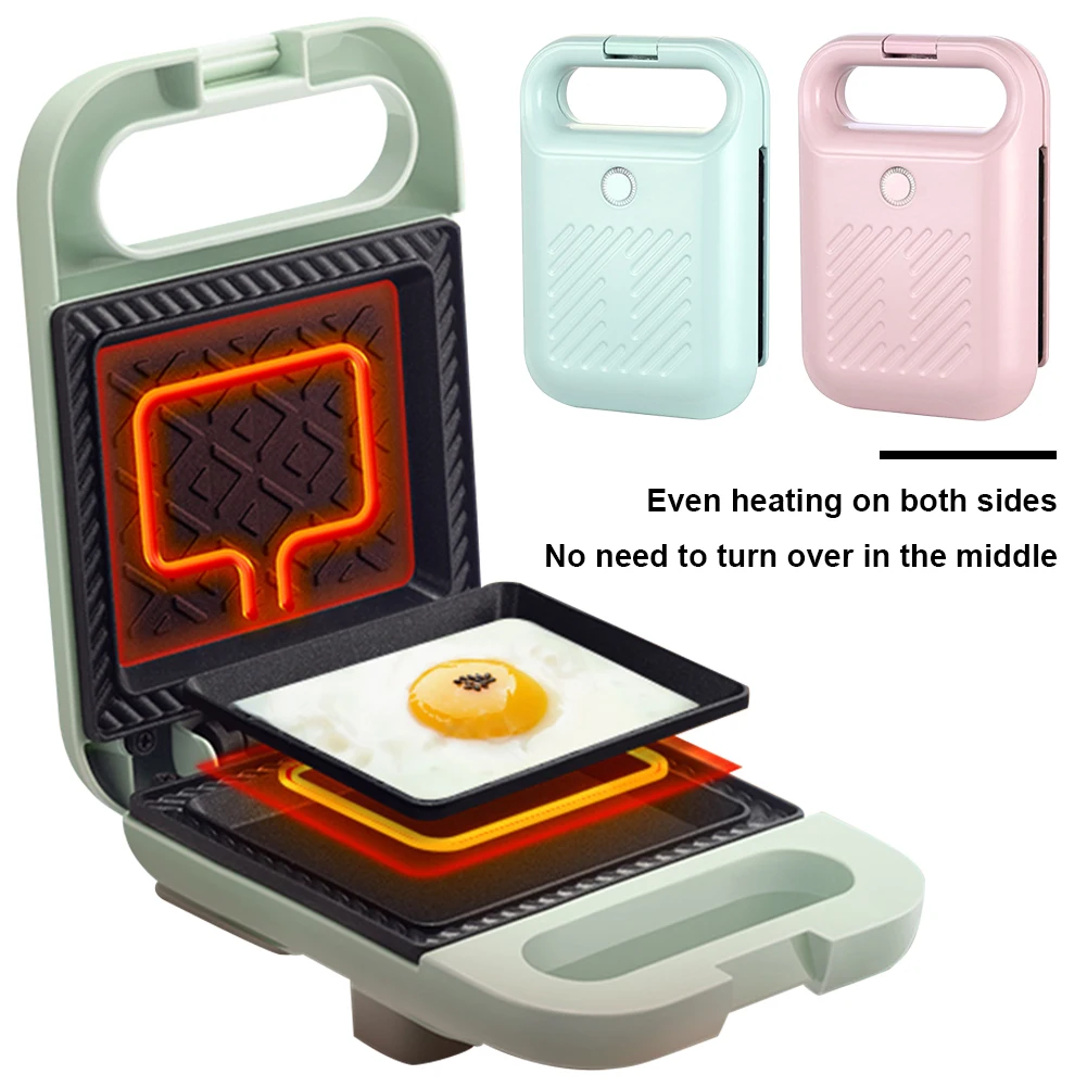 Electric Sandwich Maker Bread Presser with Non-Stick Coating Panini Press Portable Egg Omelette Pan for Meat Beef Omelette
Electric Sandwich Maker Bread Presser with Non-Stick Coating Panini Press Portable Egg Omelette Pan for Meat Beef Omelette