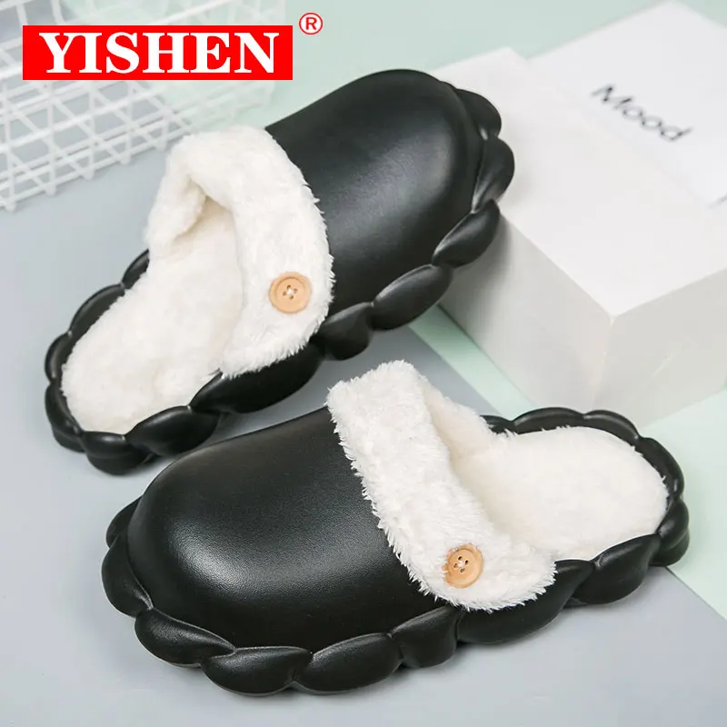Женские тапочки YISHEN, водонепроницаемые зимние домашние тапочки, съемная стелька, теплые флисовые тихие шлепанцы, обувь для пар, женские Тапочки
Женские тапочки YISHEN, водонепроницаемые зимние домашние тапочки, съемная стелька, теплые флисовые тихие шлепанцы, обувь для пар, женские Тапочки