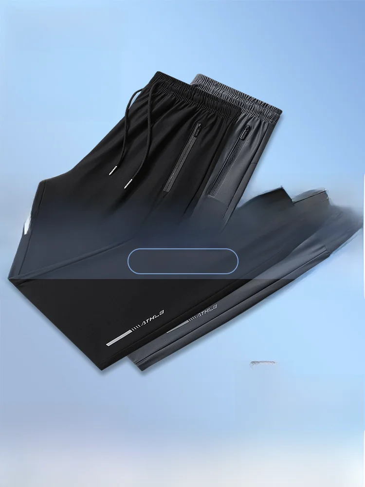 Мужские летние тонкие спортивные брюки из ледяного шелка Qui Dry, свободные, больших размеров, с эффектом охлаждения, прямого кроя, повседневные
Мужские летние тонкие спортивные брюки из ледяного шелка Qui Dry, свободные, больших размеров, с эффектом охлаждения, прямого кроя, повседневные