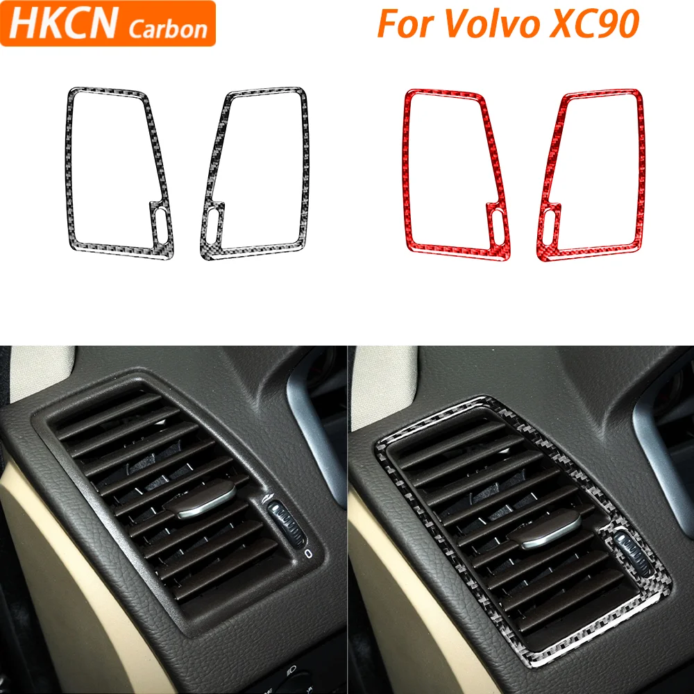 For Volvo XC90 2004—2013 Car Accessories Carbon Fiber Instrument Dashboard Sides Air Vent Frame Interior Cover Trim Sticker
For Volvo XC90 2004—2013 Car Accessories Carbon Fiber Instrument Dashboard Sides Air Vent Frame Interior Cover Trim Sticker