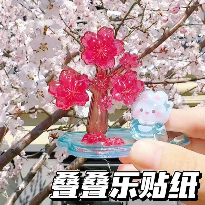 CHUGE Season 2 3D Embossed Sticker Cute Sakura Tree with Dolphin DIY Desktop Decorative Ornament Stationery School Supplies
CHUGE Season 2 3D Embossed Sticker Cute Sakura Tree with Dolphin DIY Desktop Decorative Ornament Stationery School Supplies