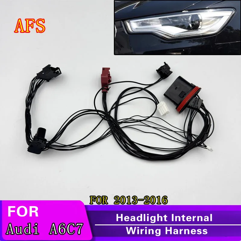 Для Audi A6L 2013-2016 гг., жгут проводов фар A6C7, внутренний жгут проводов фар, комплект проводов, проводка A6, толкатель AFS 
Для Audi A6L 2013-2016 гг., жгут проводов фар A6C7, внутренний жгут проводов фар, комплект проводов, проводка A6, толкатель AFS