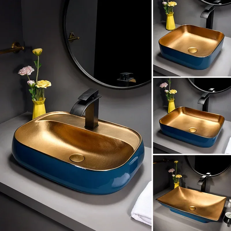 Table Basin Single Basin Ceramic Bathroom Wash Basin Household Wash up Sink Commercial Washbasin Art Washstand
Table Basin Single Basin Ceramic Bathroom Wash Basin Household Wash up Sink Commercial Washbasin Art Washstand