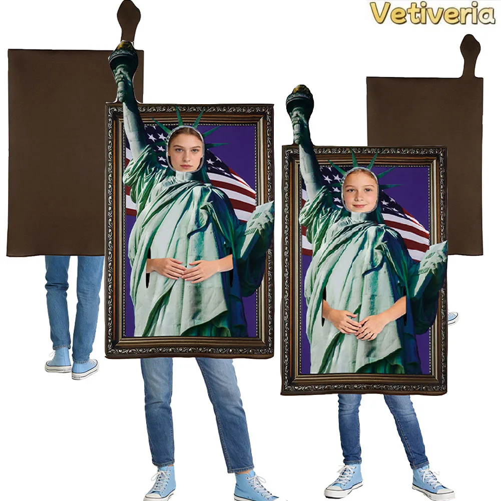 Liberty Statue Cosplay Costume Painting Funny Mural Stage Performance Clothes Unisex Halloween Carnival Party Roleplay Suits
Liberty Statue Cosplay Costume Painting Funny Mural Stage Performance Clothes Unisex Halloween Carnival Party Roleplay Suits