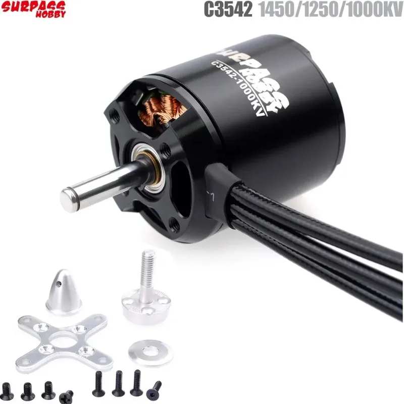 SURPASS HOBBY C3542 1000KV 1250KV 1450KV Brushless Motor for RC Airplane Fixed-wing Glider Aircraft
SURPASS HOBBY C3542 1000KV 1250KV 1450KV Brushless Motor for RC Airplane Fixed-wing Glider Aircraft