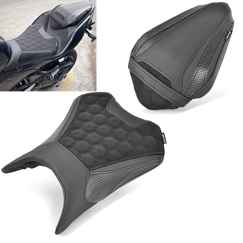 Rear Passenger Front Rider Seat Cushion Pad For Kawasaki Ninja 500 Z500 Z 500 2024 2025 Motorcycle Solo Seat Cover Fairing Cowl
Rear Passenger Front Rider Seat Cushion Pad For Kawasaki Ninja 500 Z500 Z 500 2024 2025 Motorcycle Solo Seat Cover Fairing Cowl