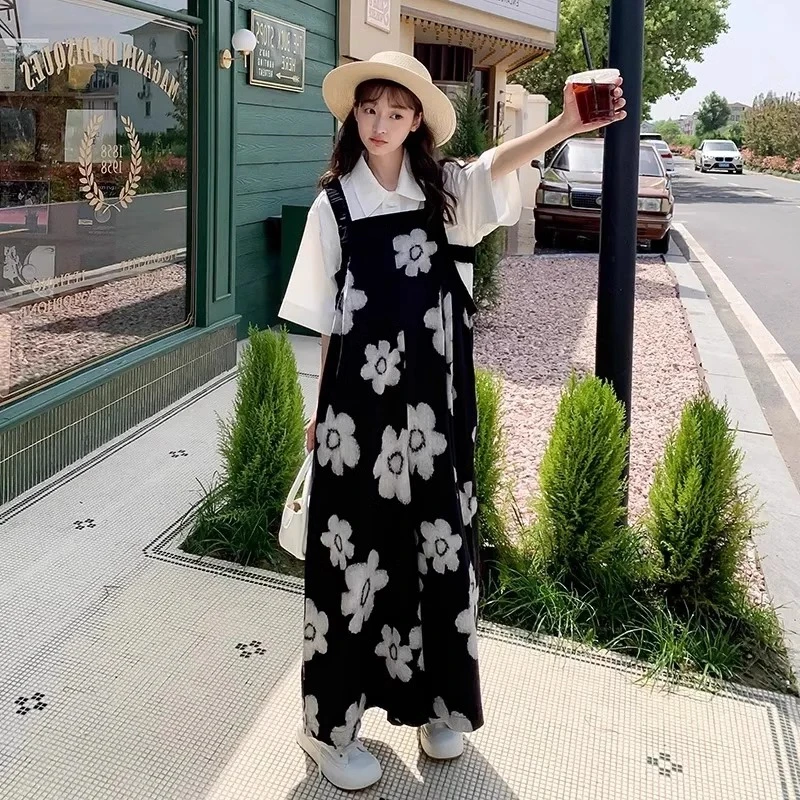 Женские летние свободные брюки-комбинезон больших размеров с цветочным принтом, широкие штанины, в корейском стиле, для повседневной носки, с цветочным узором, карго-брюки
Женские летние свободные брюки-комбинезон больших размеров с цветочным принтом, широкие штанины, в корейском стиле, для повседневной носки, с цветочным узором, карго-брюки