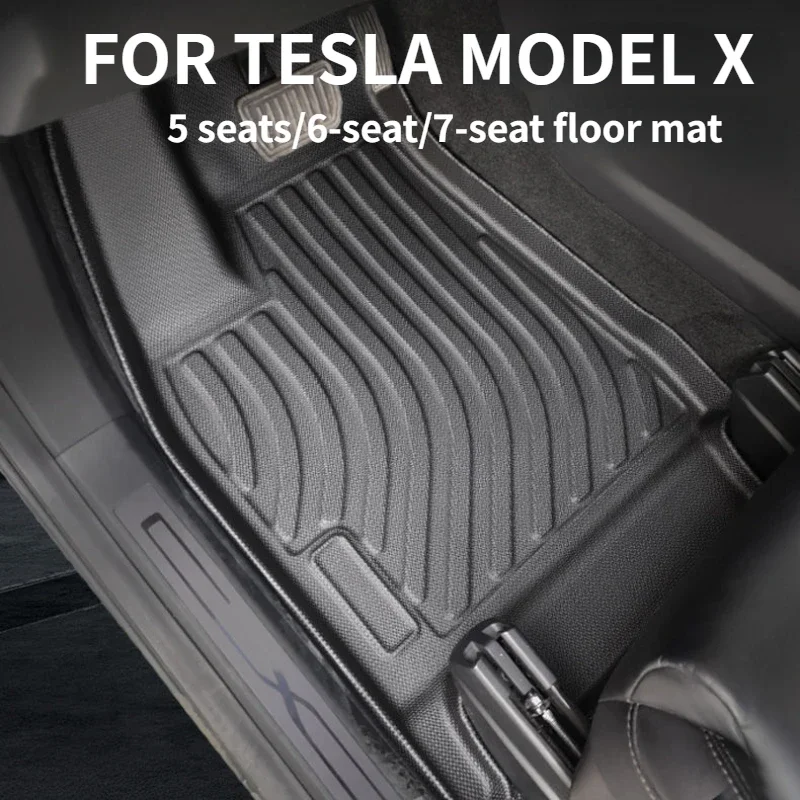 Для Tesla Model X Автомобильный водонепроницаемый нескользящий напольный коврик из термопластичного эластомера
Для Tesla Model X Автомобильный водонепроницаемый нескользящий напольный коврик из термопластичного эластомера
