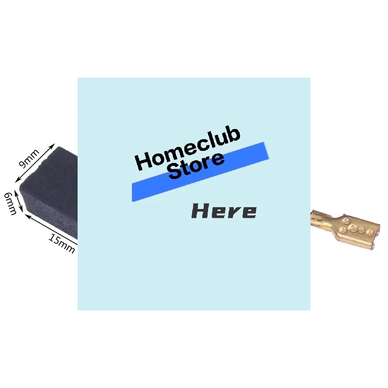 2Pcs/set 6x9x15mm Angle Grinder Carbon Brush Replacement Spare Parts【Homeclub】
2Pcs/set 6x9x15mm Angle Grinder Carbon Brush Replacement Spare Parts【Homeclub】