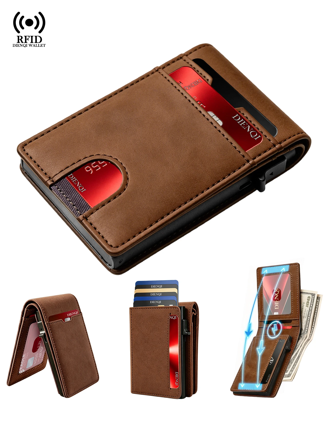 Credit Card Holders Carbon Wallet Men Badge Holder Pop Up Metal Case Id Card Holder Passport Holder Minimalist Wallets for Women
Credit Card Holders Carbon Wallet Men Badge Holder Pop Up Metal Case Id Card Holder Passport Holder Minimalist Wallets for Women