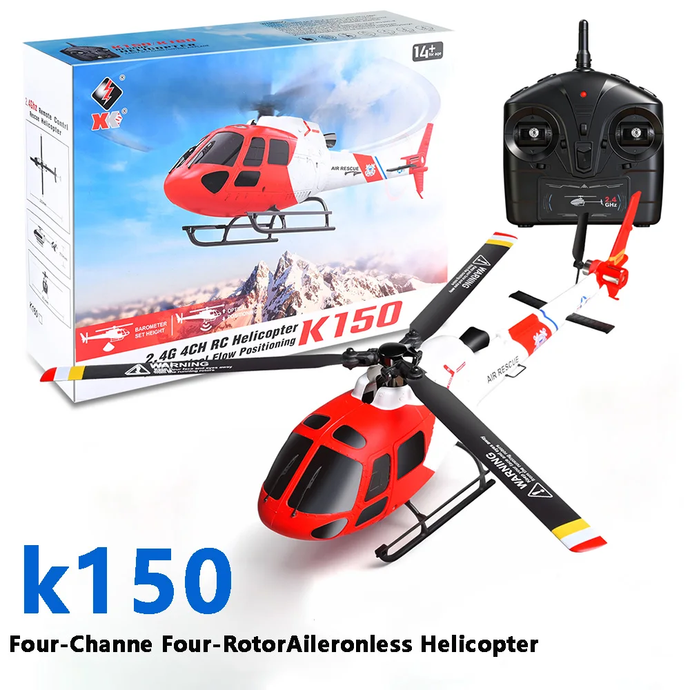 WLtoys Brand New K150 Remote Control Helicopter 2.4G Brushless Motor Four-Channel Six-Axis Gyro Helicopter Model Boy Toy Gift
WLtoys Brand New K150 Remote Control Helicopter 2.4G Brushless Motor Four-Channel Six-Axis Gyro Helicopter Model Boy Toy Gift