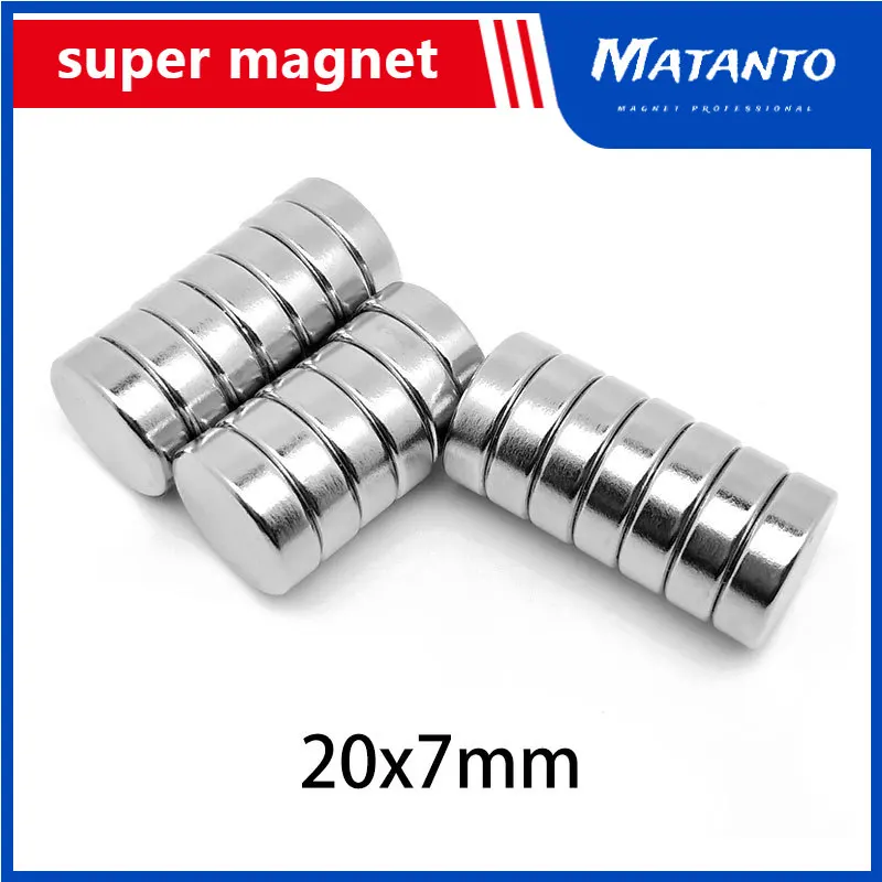 2/5/10/15/20PCS 20x7 mm Disc Rare Earth Craft Reborn Fridge 20mm X 7mm Round Neodymium Magnet Strong N35 Permanent Magnet 20*7
2/5/10/15/20PCS 20x7 mm Disc Rare Earth Craft Reborn Fridge 20mm X 7mm Round Neodymium Magnet Strong N35 Permanent Magnet 20*7