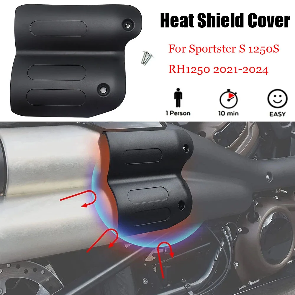 Защита выхлопной трубы мотоцикла, теплозащитный экран, дефлектор, детали для Sportster S 1250S RH1250 2021-2024
Защита выхлопной трубы мотоцикла, теплозащитный экран, дефлектор, детали для Sportster S 1250S RH1250 2021-2024