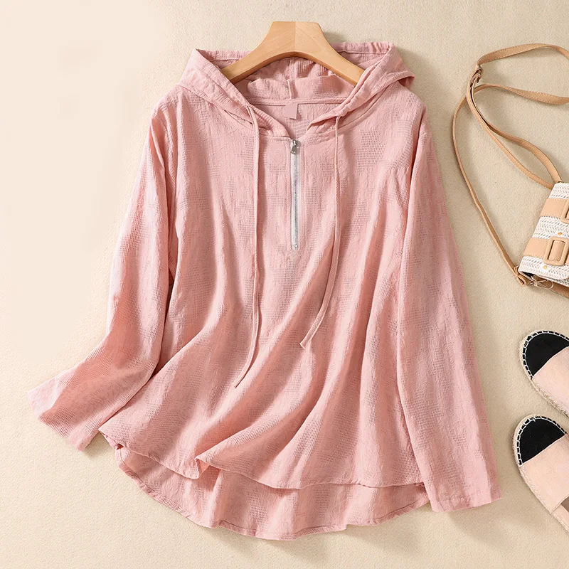 Cotton Hoodie Female Spring and Summer New Korean Fashion Chic Elegant Jacquard College Style Sports and Leisure Jacket Tops
Cotton Hoodie Female Spring and Summer New Korean Fashion Chic Elegant Jacquard College Style Sports and Leisure Jacket Tops