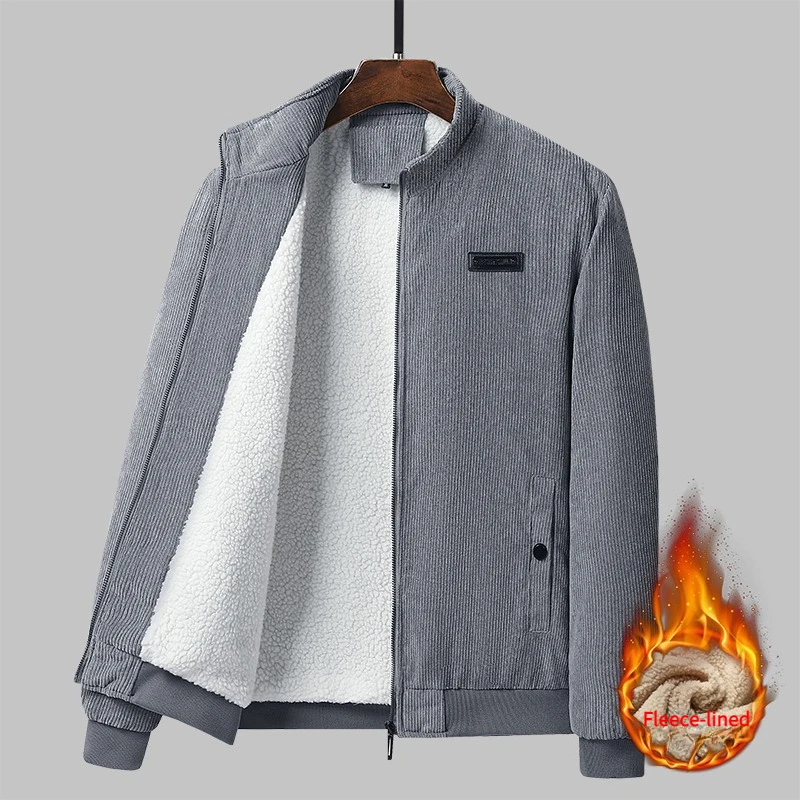 Lamb Velvet with Thick Collar Cotton Jacket Men's Spring and Autumn Corduroy Jacket Men Thick Plus Velvet Warm Cotton Jacket
Lamb Velvet with Thick Collar Cotton Jacket Men's Spring and Autumn Corduroy Jacket Men Thick Plus Velvet Warm Cotton Jacket