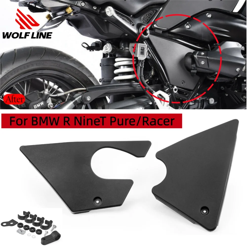 Wolfline for BMW R NineT Pure Motorcycle Airbox Side Frame Fairing Panel Cover Guard for BMW Racer Scrambler Urban GS 2016-2021
Wolfline for BMW R NineT Pure Motorcycle Airbox Side Frame Fairing Panel Cover Guard for BMW Racer Scrambler Urban GS 2016-2021