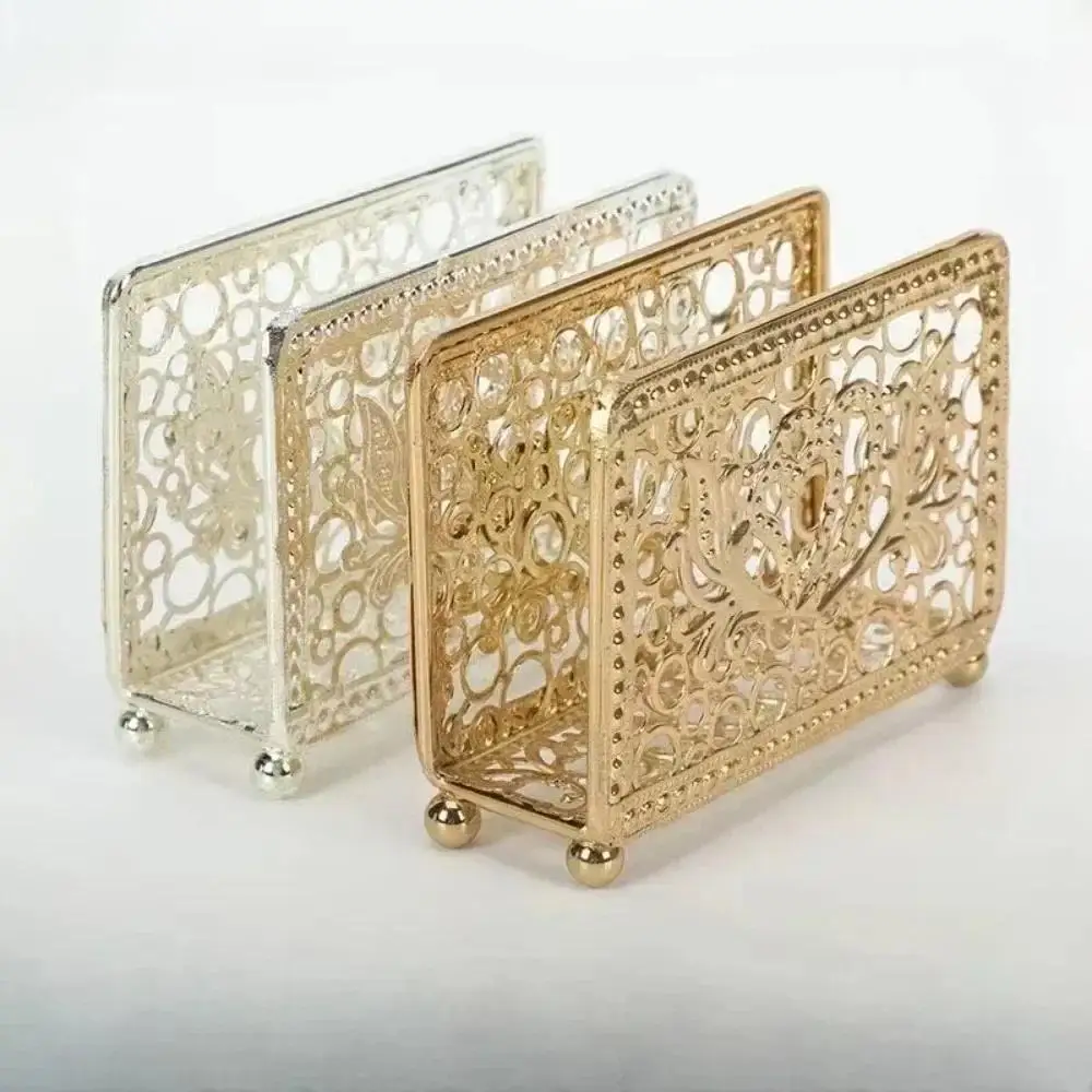 1pc Creative 430 Stainless Napkin Holder Hollow Paper Towel Rack Tabletop Tissue Storage Stand for Home Dining Table Decoration
1pc Creative 430 Stainless Napkin Holder Hollow Paper Towel Rack Tabletop Tissue Storage Stand for Home Dining Table Decoration